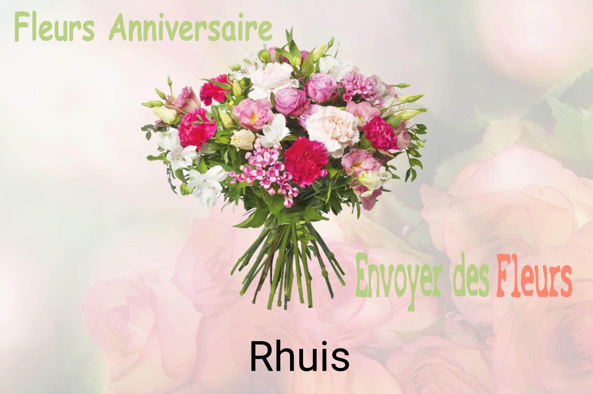 Bouquet de fleurs d’anniversaire livré à Rhuis
