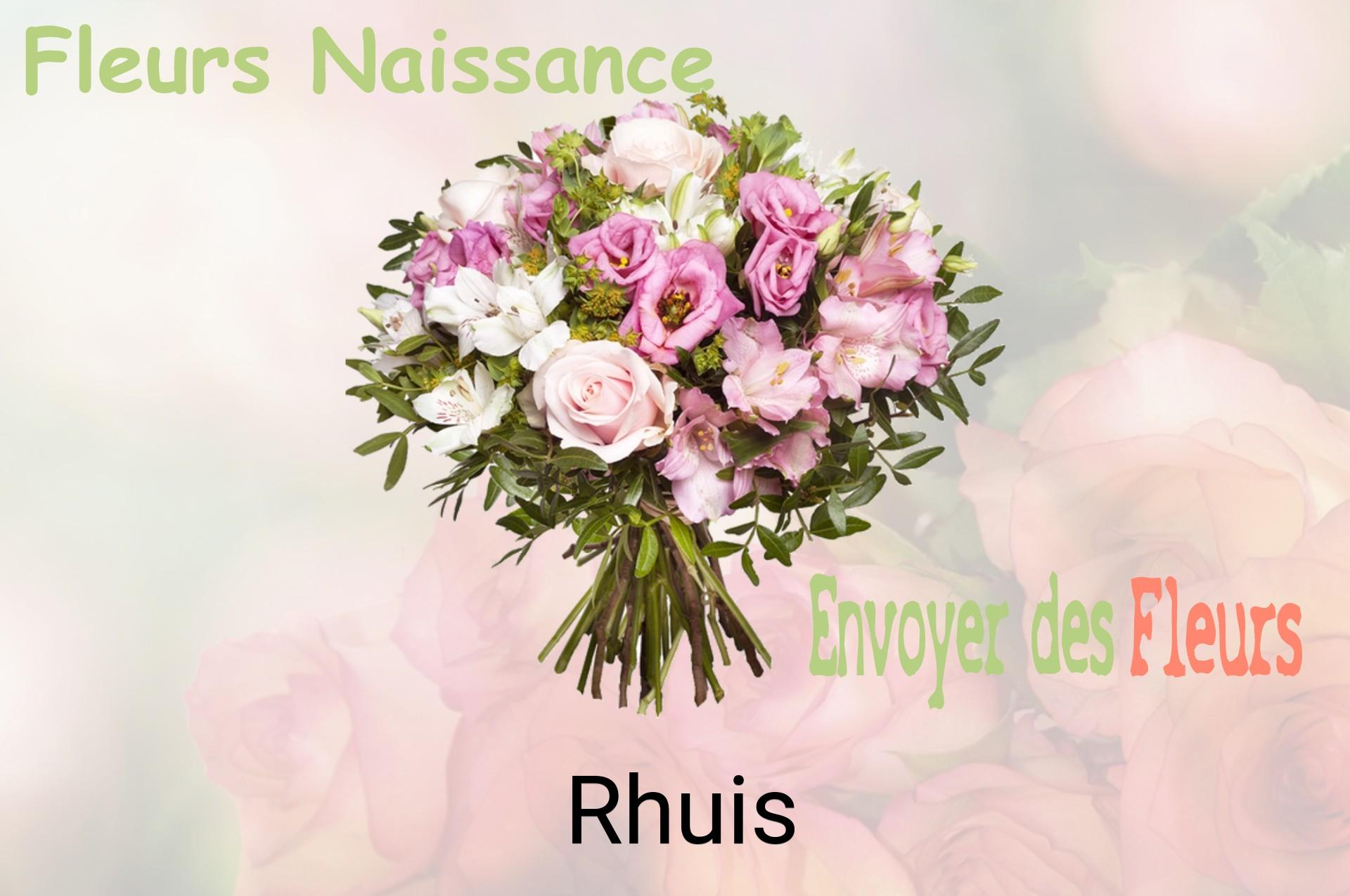 Bouquet de fleurs de naissance livré à Rhuis