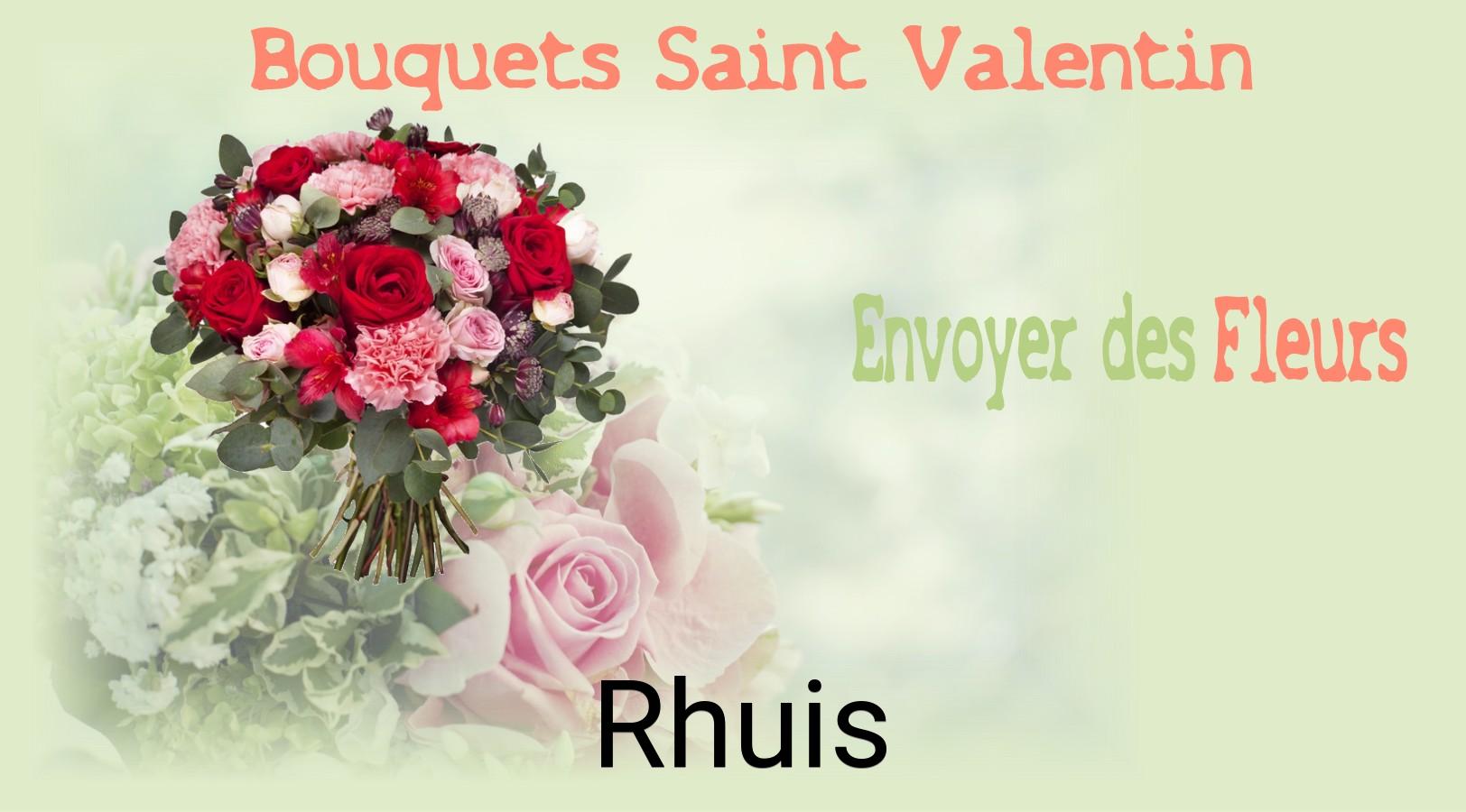 Roses de Saint-Valentin livrées à Rhuis